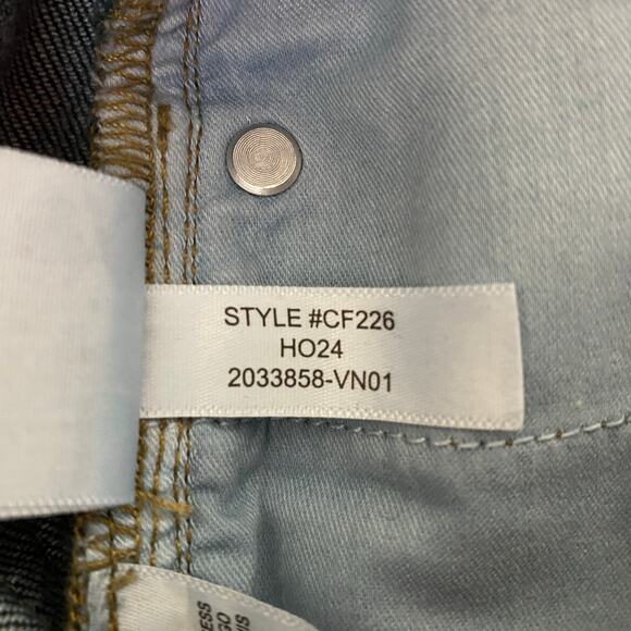 J.Crew High Rise Flare Jeans Button Fly Size 28 Dark Blue - Picture 13 of 16